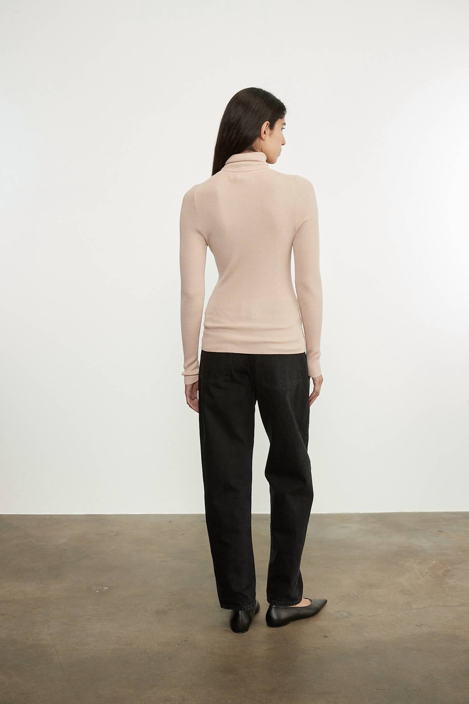 Enza Costa - SILK SWEATER LAYERING TURTLENECK SWEATER