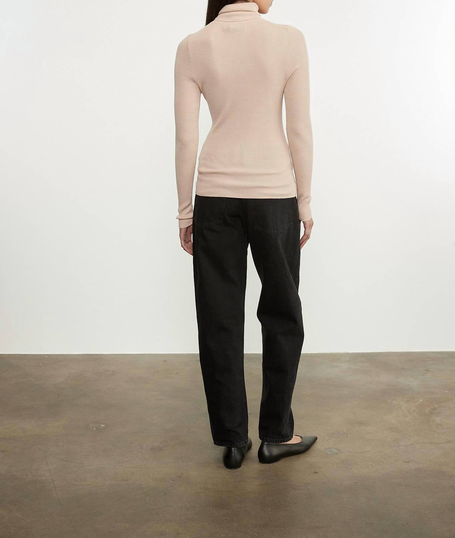 Enza Costa - SILK SWEATER LAYERING TURTLENECK SWEATER