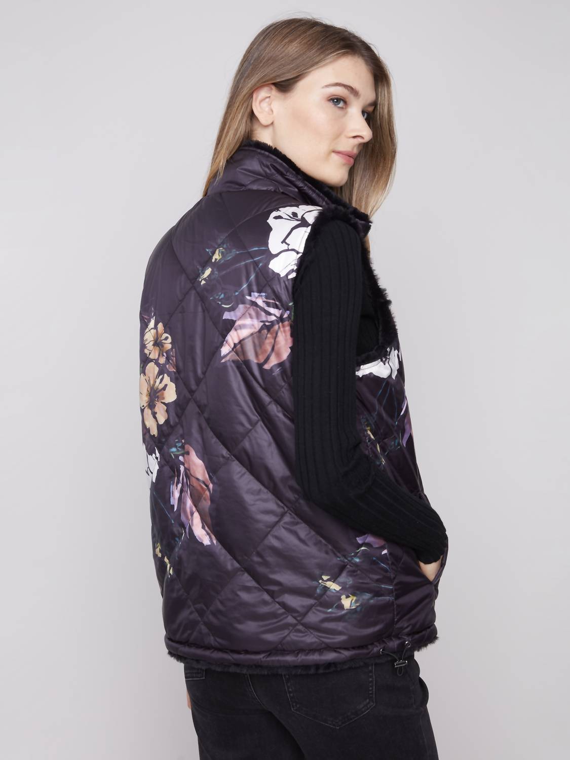 Charlie B - Reversible Faux Fur Vest