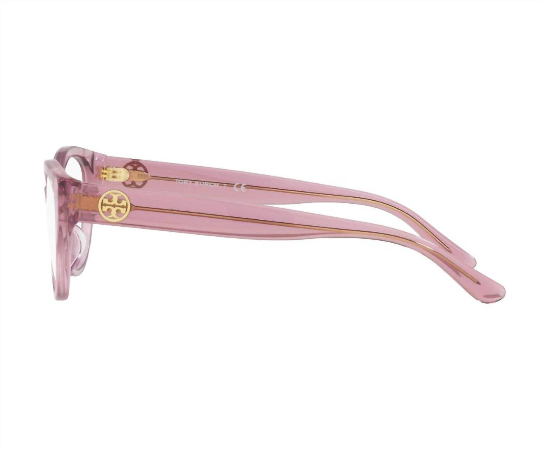 Tory Burch - Women's Transparent Cat-eye Non-polarized Eyeglasses