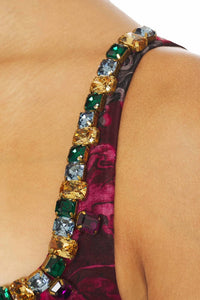 La Fuori - Garden Jewelry Mini Dress