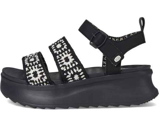 Hey Dude - Women's Delray Buckle Cottage Crochet Sandal
