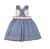 Whimsy Bay Kids - Girl's Classic Rick Rac Baseball Dress