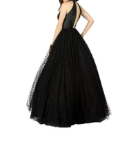 Karishma Creations - Elegant Beaded Mikado/tulle Ball Gown