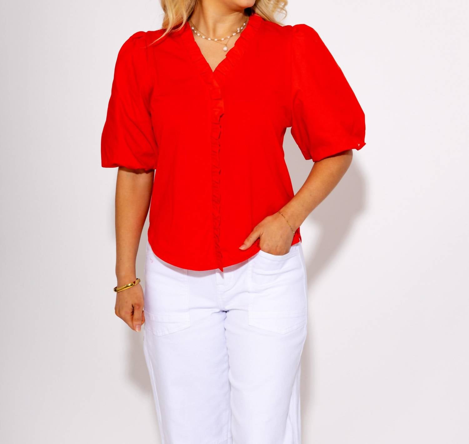 Thml - Victory Flutter Poplin Top