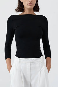 St. Agni - Soft Jersey Ballerina Top