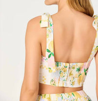 Astr - Kaleigh Bustier Top And Midi Skirt Set