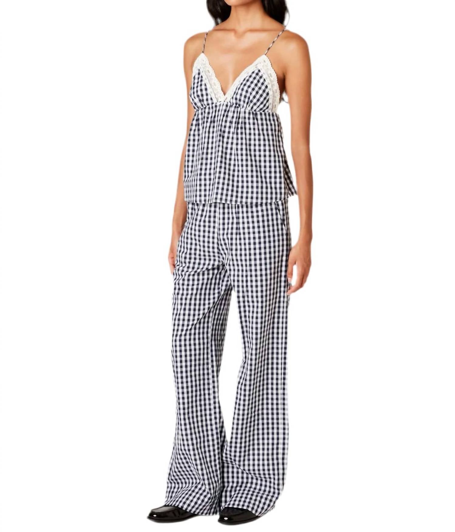 Nia - Khonny Gingham Pants