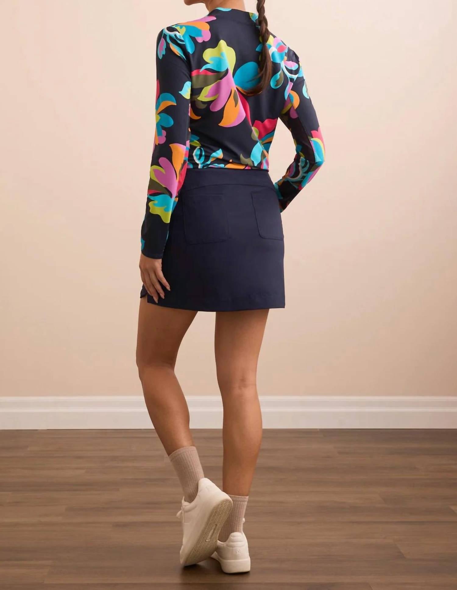 Tribal - 4-way Stretch Pull-on Straight Skort