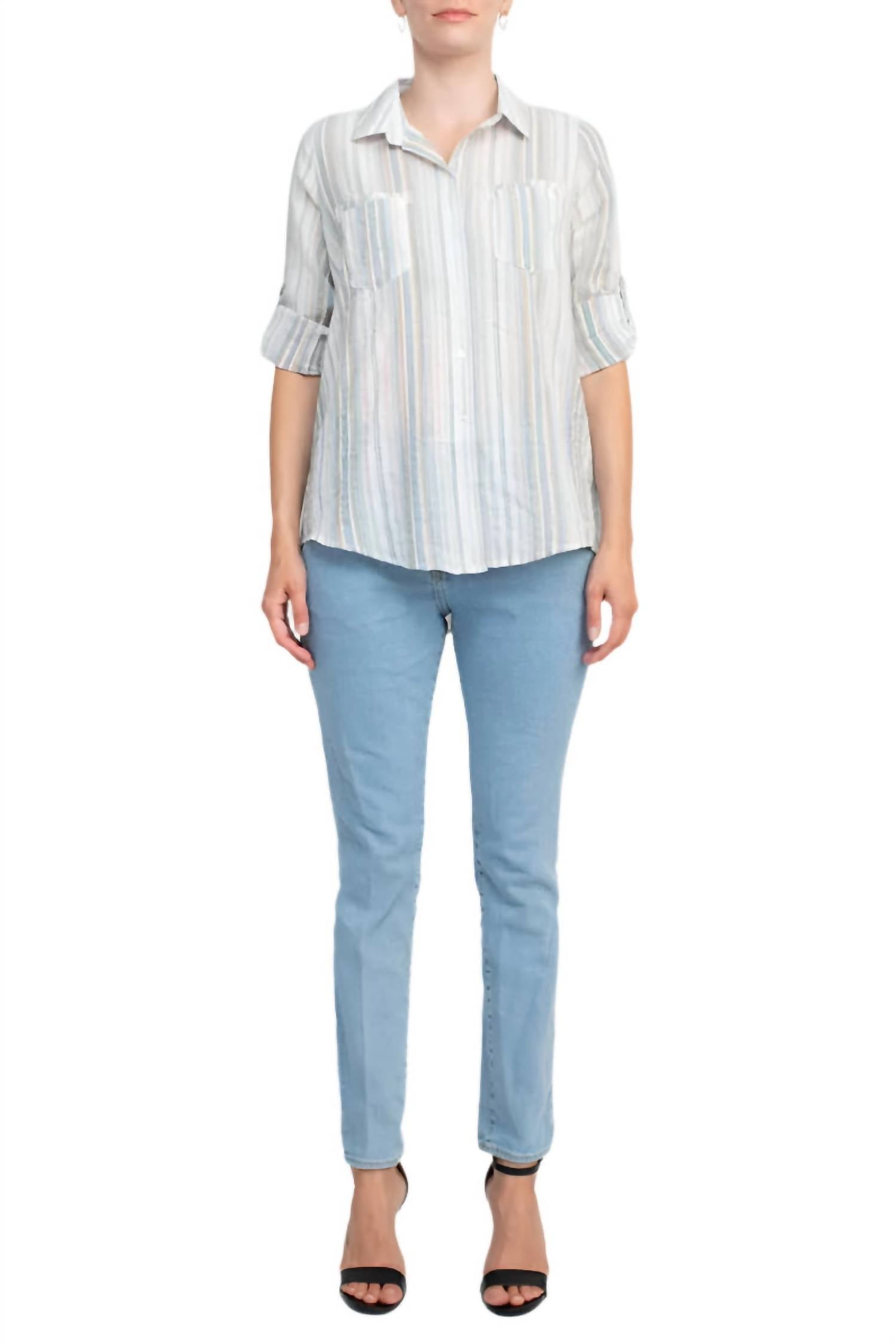 Adyson Parker - Collared Button Down Shirt
