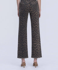FLYING MONKEY Shayla High Rise Jeans in leopard - women's jeans - view 5