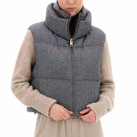 Herno Ultralight Sleeveless Jacket in grey - women's jacket