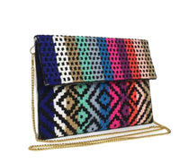 Maria Victoria - Marshmallow Beaded Clutch