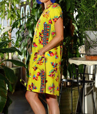 Kikisol - Fiesta All Cotton Leaf Dress