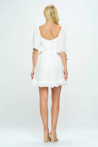 Flutter Sleeve Mini Dress