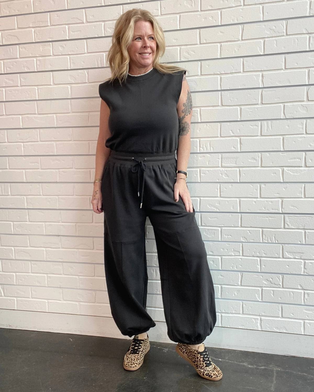 Chaser - Active Drawstring Jumpsuit