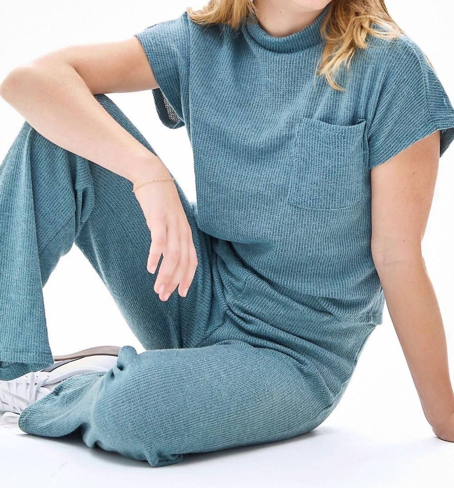 Good Girl - Berkely Knit Mock Neck Top