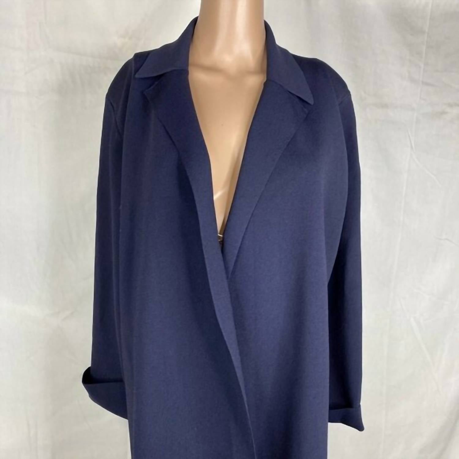 M.M.LAFLEUR Women’s Open Front Blazer in blue - women's jacket