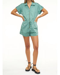 Pistola - Meg Short Sleeve Zip Front Romper