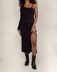 nlt Tari Asymmetrical Dress in black - women's dress
