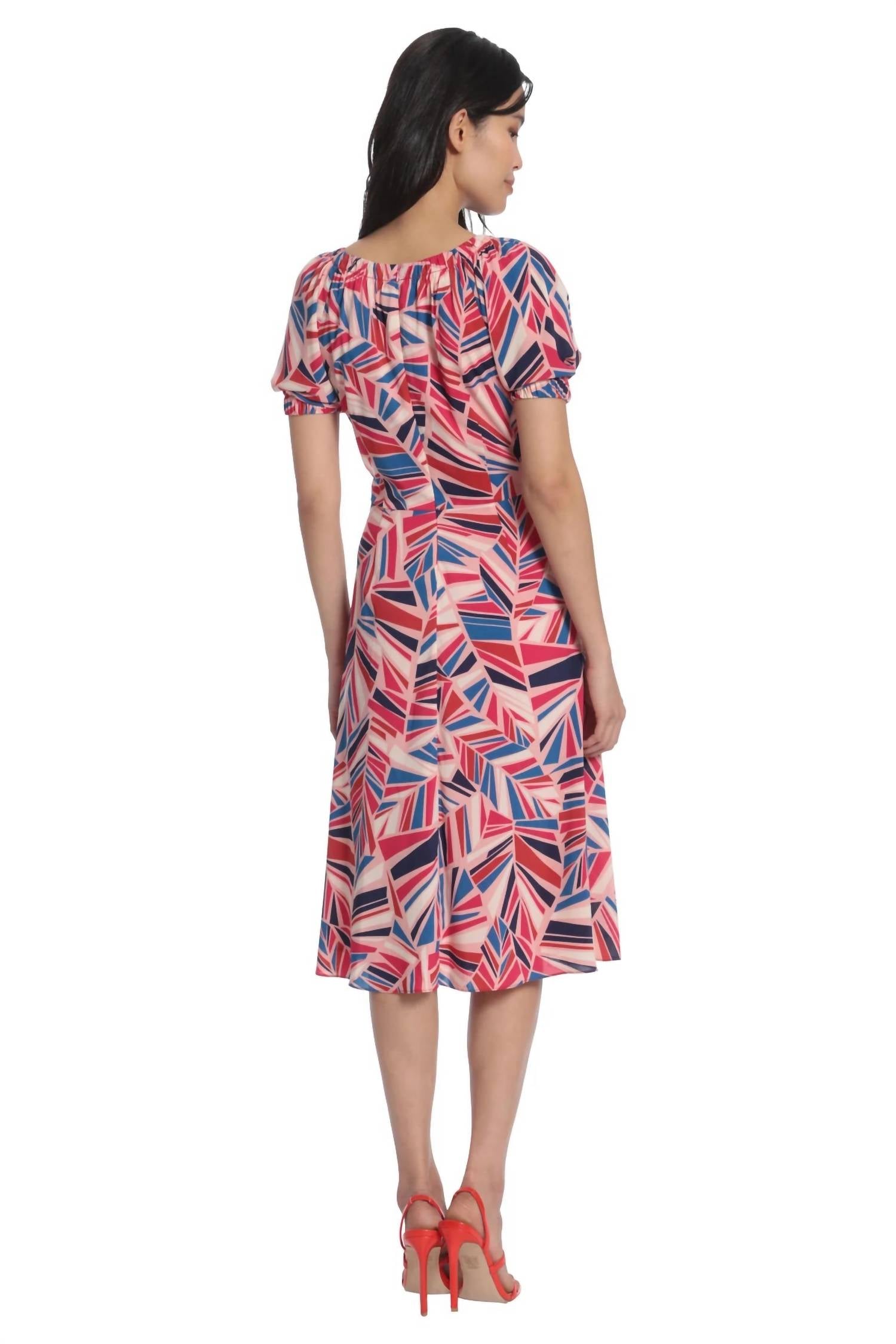 Maggy London - Printed Geo Dress