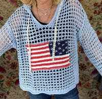 Pol - Style And America Crochet Sweater