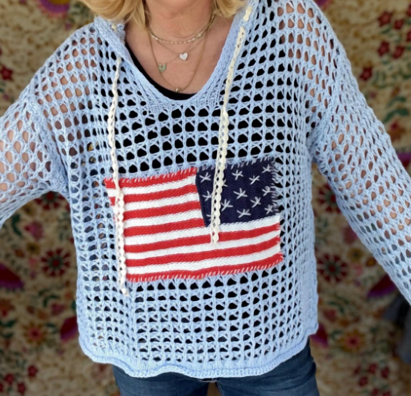 Pol - Style And America Crochet Sweater