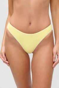 Frankies Bikinis - Dove Ribbed Bikini Bottom
