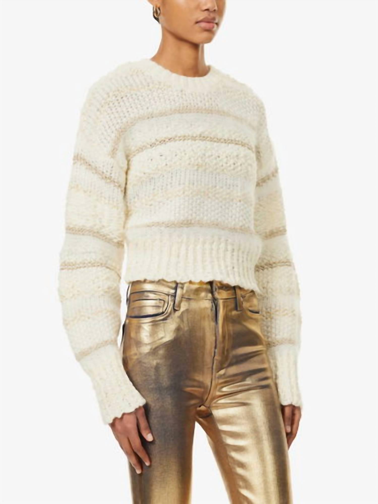 Frame - Textured Stripe Sweater