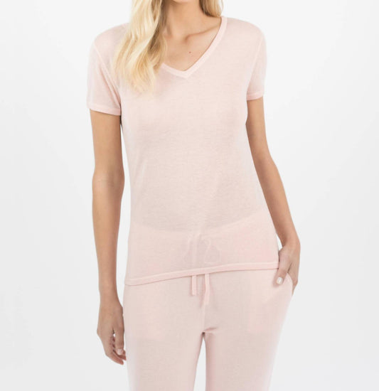 Leimere - FEATHER VNECK TEE