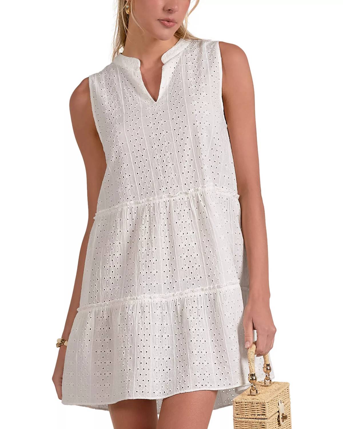 Elan - Eyelet Sun Dress