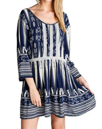 Velzera - Geometric Mini Dress