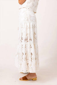 Lucy Paris - Kelly Lace Midi Skirt