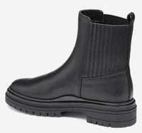 JOHNSTON & MURPHY Women's Gianna Gore Boot in black - women's shoe - detail view