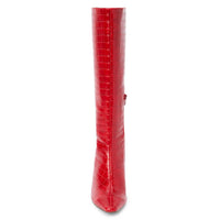 Matisse Women's Robbie Knee-high Boot in red croc - women's shoe - view 4