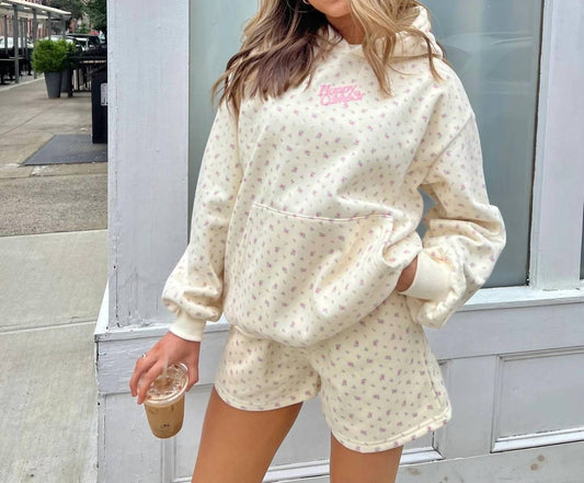 The Happy Camp3R - Floral Lounge Hoodie