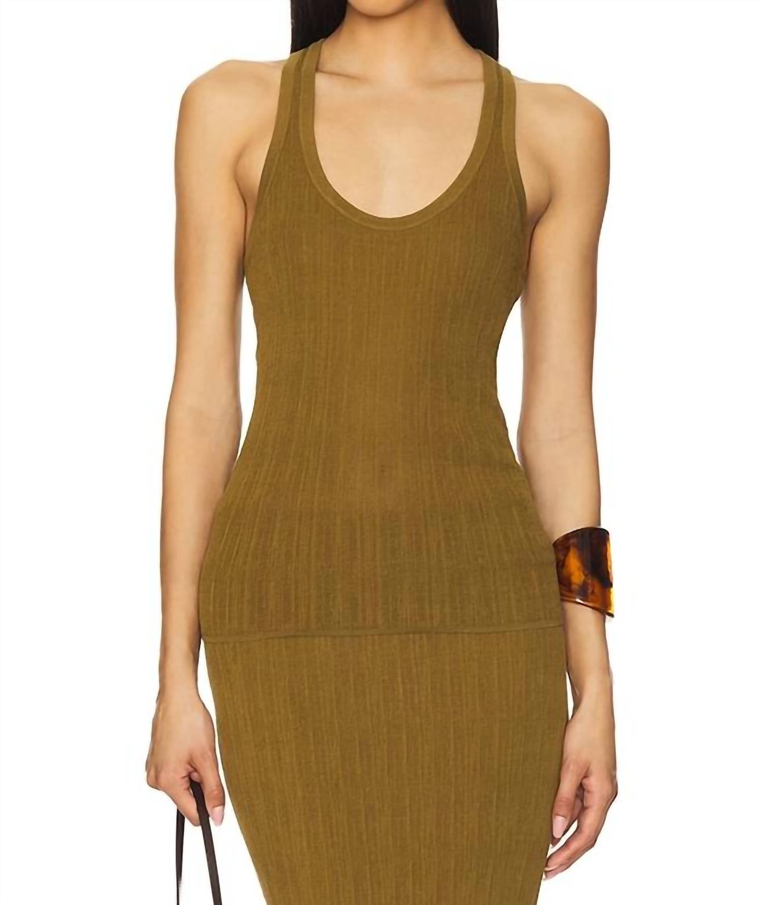 A.L.C. Iris Sleeveless Top in hazel - women's tank top