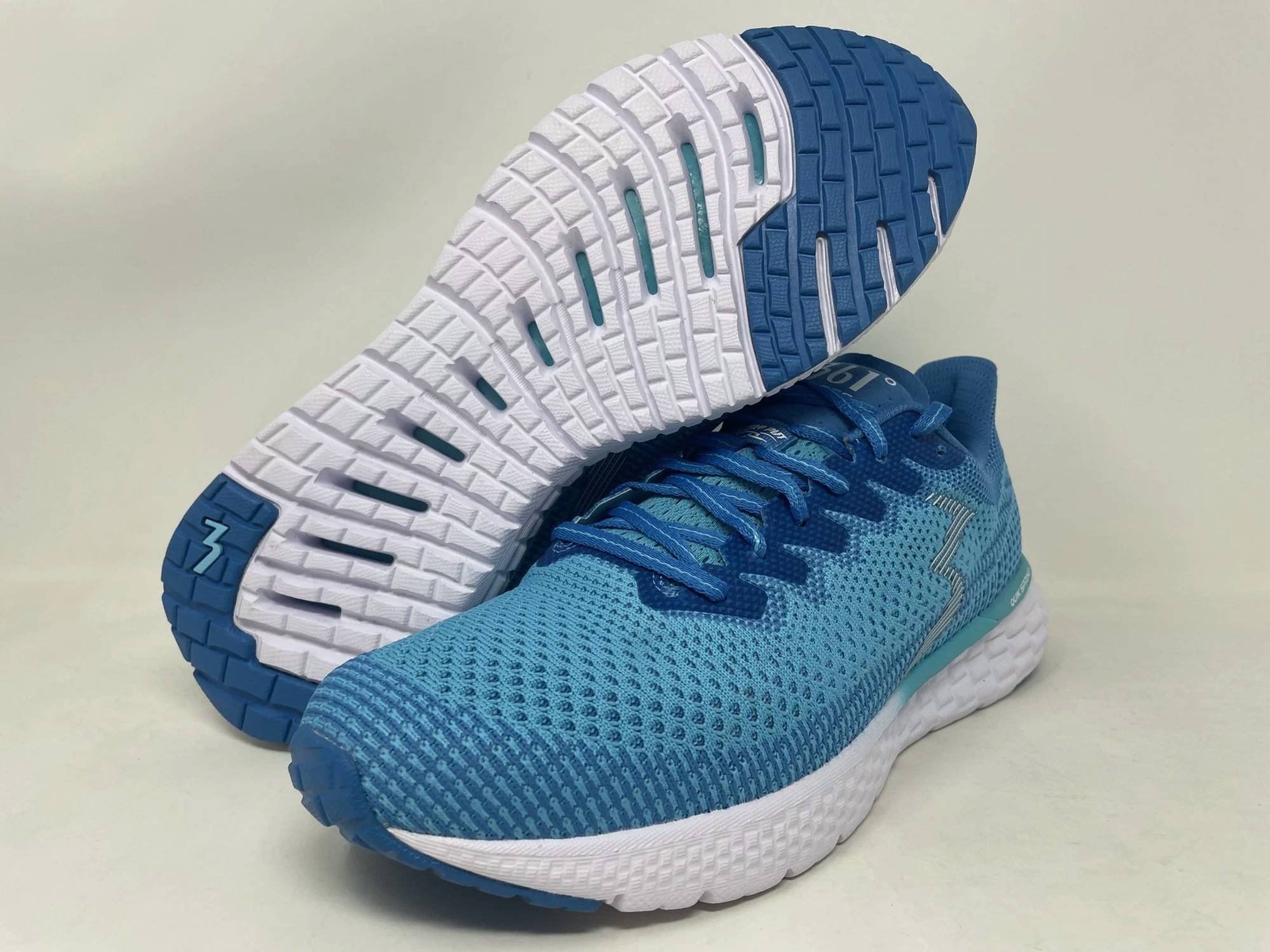 361 Degrees Women's Fierce Running Shoes in scuba blue med blue - women's shoe - alternate view