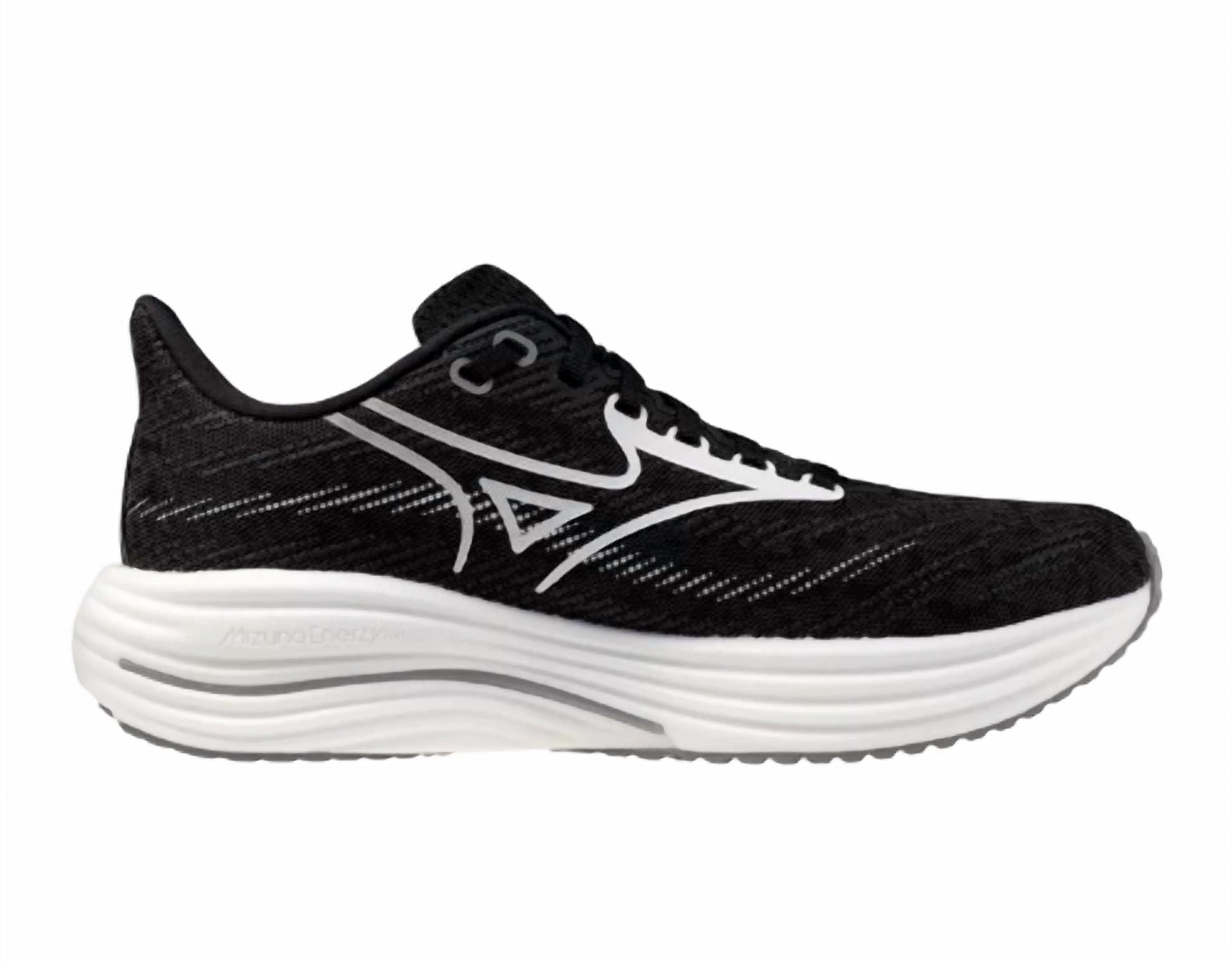 MIZUNO Women's Wave Rider 29 Running Shoes in black sand white - women's sneaker - view 4