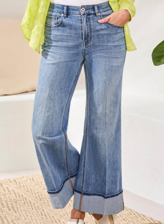 Tribal - Brooke Palazzo Tapered Wide Leg Jeans