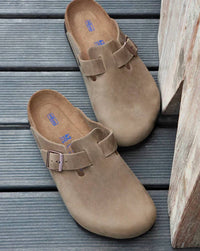 Birkenstock - Women's Boston Oiled Leather Soft Footbed Clogs