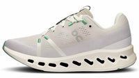 On Women's Cloudsurfer Shoe in pearl ivory - women's sneaker - detail view