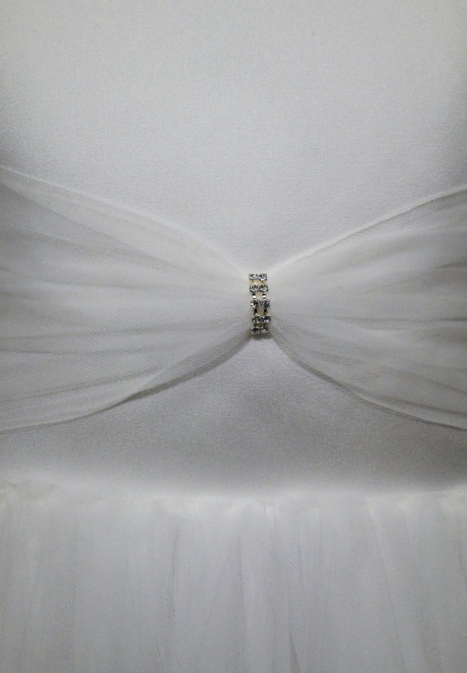 Tha Canadian Profile - Girl's Tulle And Satin With Double Ruffle Skirt Communion Dress