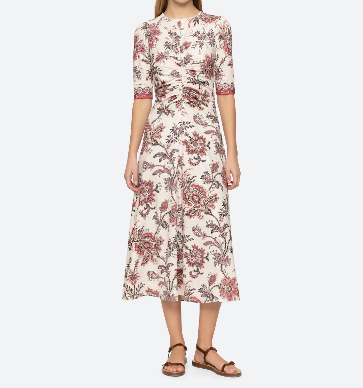 Sea - Cassandra Ruched Maxi Dress