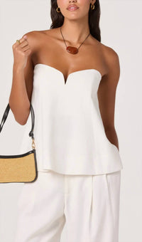 Astr - Talulla Strapless Babydoll Top