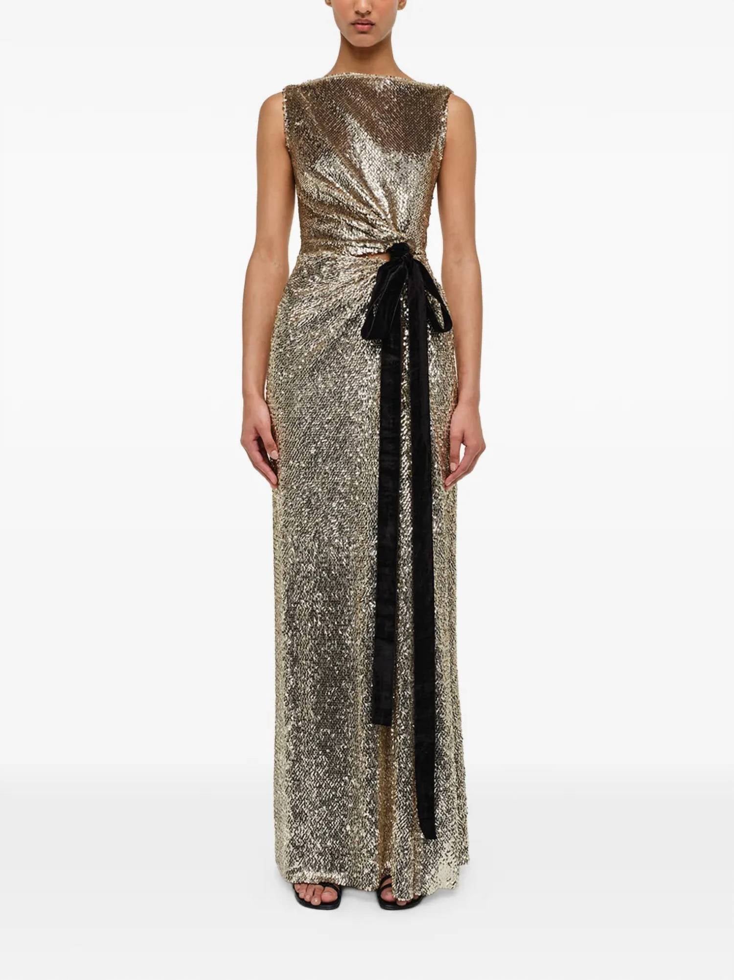 Jonathan Simkhai - Felicity Gown With Bow Tie