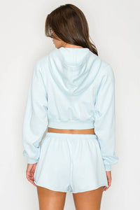 Knit Riot - Cove Crop Zip Hoodie