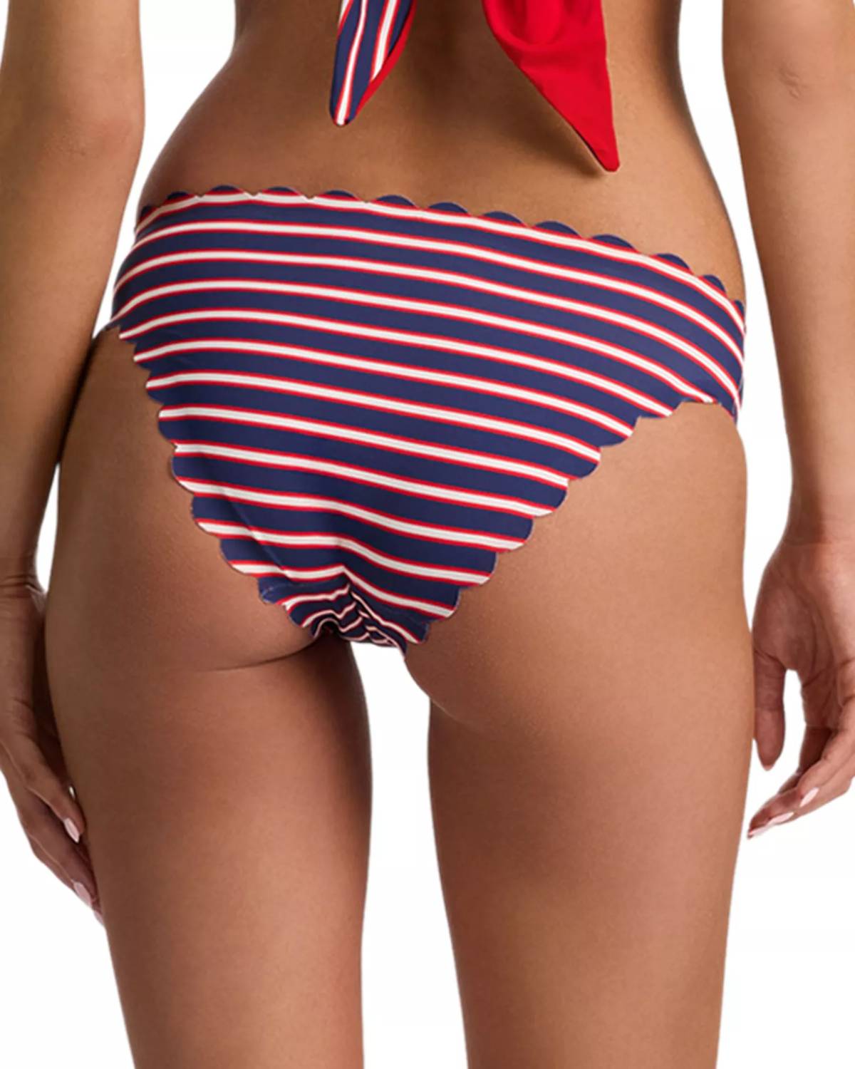 Pq Swim - Reversible Scalloped Swim Bottom