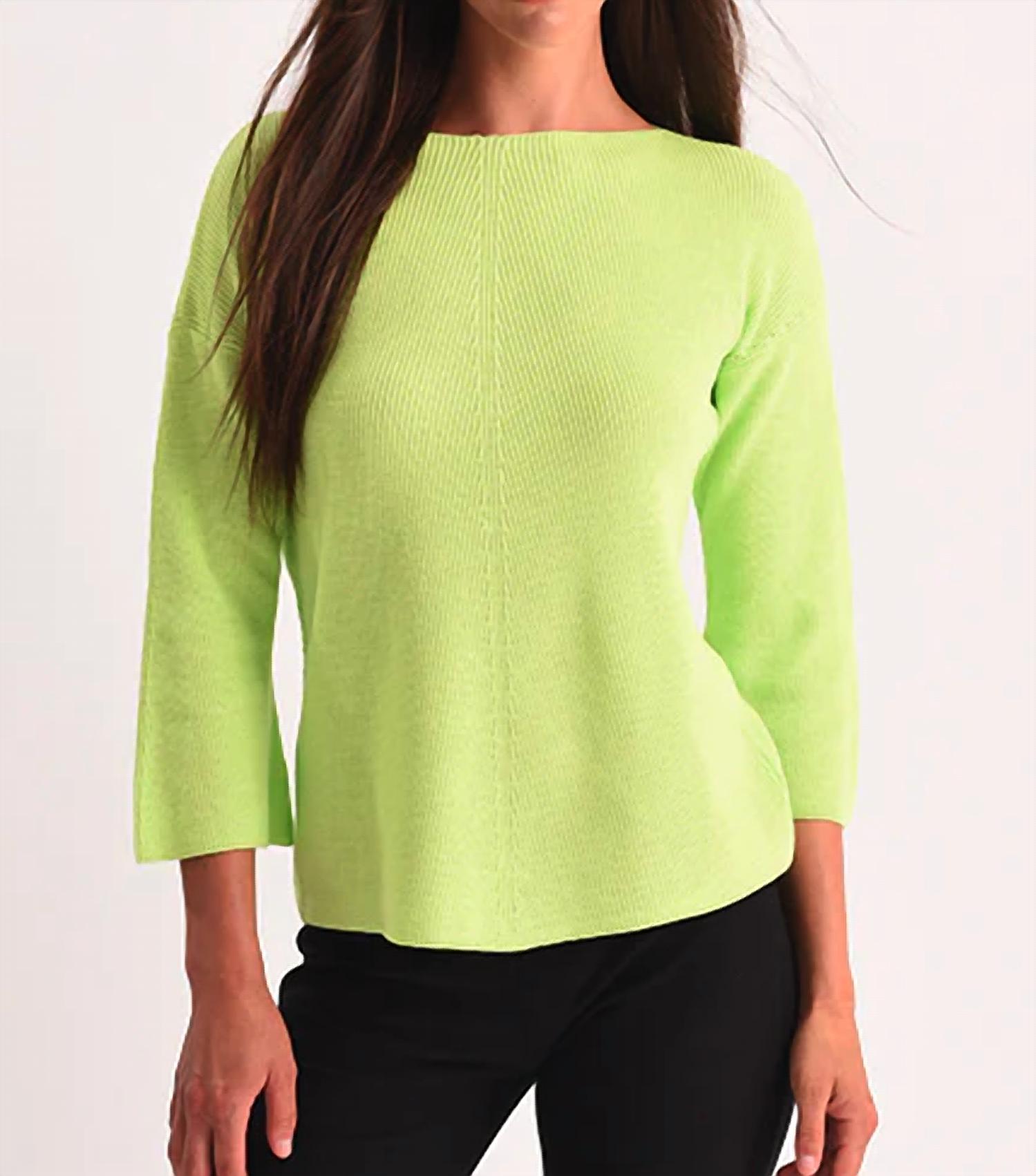 Angel Apparel - Ribbed Three Quarter Sleeve Top
