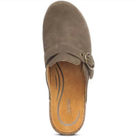 Aetrex Women's Madison Clog in olive - women's shoe - view 5